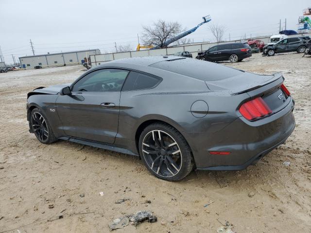 1FA6P8CF4F5424772 - 2015 FORD MUSTANG GT GRAY photo 2