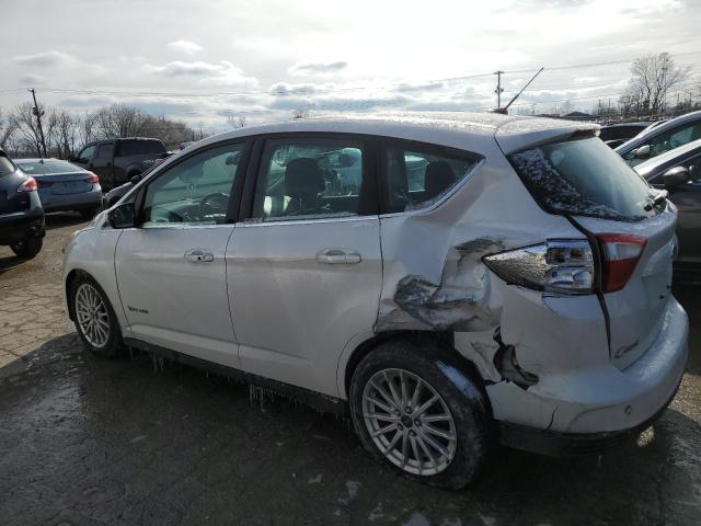 1FADP5BU2DL525257 - 2013 FORD C-MAX SEL WHITE photo 2