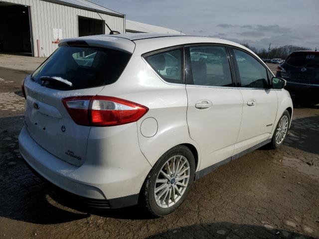 1FADP5BU2DL525257 - 2013 FORD C-MAX SEL WHITE photo 3