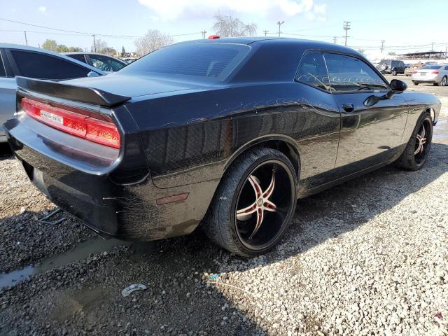 2C3CDYAG6EH153551 - 2014 DODGE CHALLENGER SXT BLACK photo 3