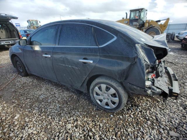 3N1AB7AP4FY277142 - 2015 NISSAN SENTRA S BLACK photo 2