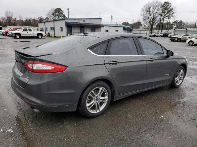 3FA6P0LUXGR204051 - 2016 FORD FUSION SE HYBRID GRAY photo 3