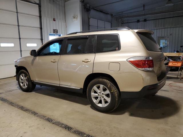 5TDBK3EHXDS207937 - 2013 TOYOTA HIGHLANDER BASE ذهبي صورة 2