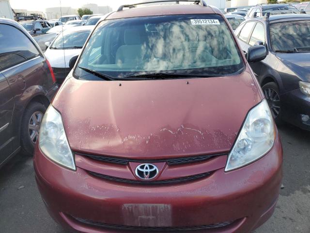 5TDZK23C99S281051 - 2009 TOYOTA SIENNA CE MAROON photo 5