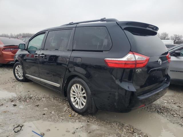 5TDYK3DCXGS698675 - 2016 TOYOTA SIENNA XLE BLACK photo 2