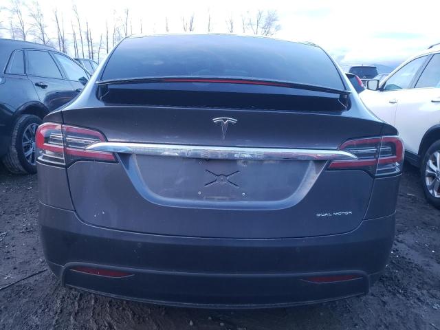 5YJXCAE29MF323377 - 2021 TESLA MODEL X GRAY photo 6