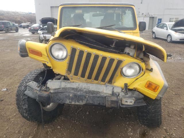 1J4FA49S14P770119 - 2004 JEEP WRANGLER / SPORT YELLOW photo 5