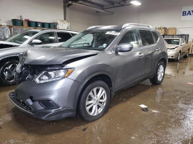 KNMAT2MV5FP569889 - 2015 NISSAN ROGUE S GRAY photo 1