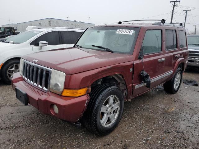 1J8HG58P17C584553 - 2007 JEEP COMMANDER LIMITED RED photo 1