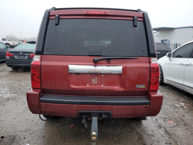 1J8HG58P17C584553 - 2007 JEEP COMMANDER LIMITED RED photo 6