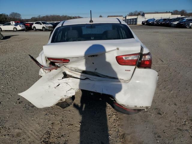 KNADM4A39G6638273 - 2016 KIA RIO LX WHITE photo 6