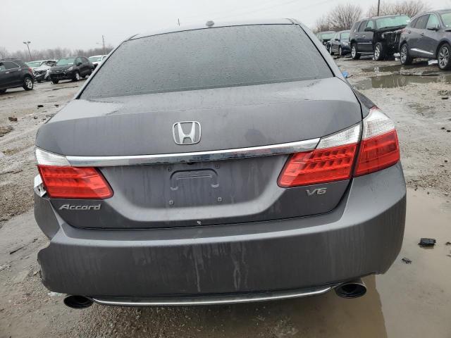 1HGCR3F82DA012850 - 2013 HONDA ACCORD EXL GRAY photo 6