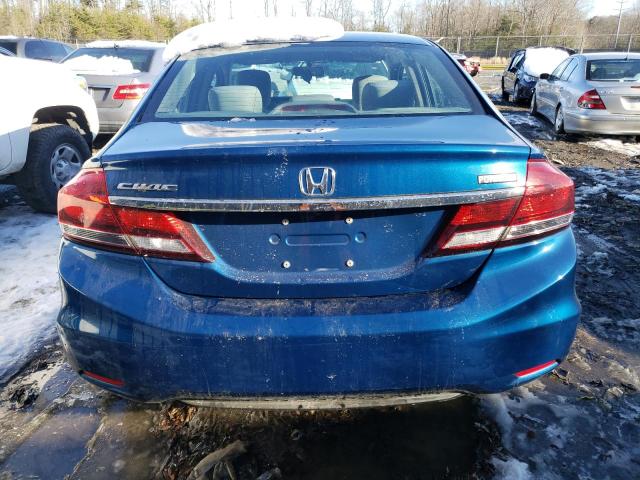 2HGFB2F52EH501009 - 2014 HONDA CIVIC LX BLUE photo 6