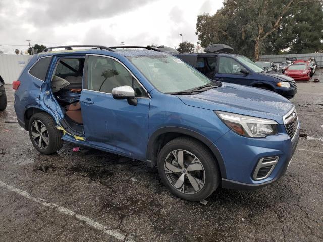 JF2SKAXC8LH438992 - 2020 SUBARU FORESTER TOURING BLUE photo 4