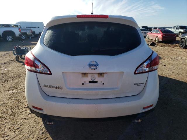 JN8AZ1MU0EW401764 - 2014 NISSAN MURANO S WHITE photo 6