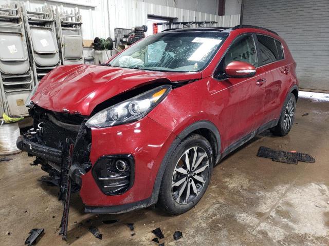 KNDPN3AC7J7418848 - 2018 KIA SPORTAGE EX RED photo 1