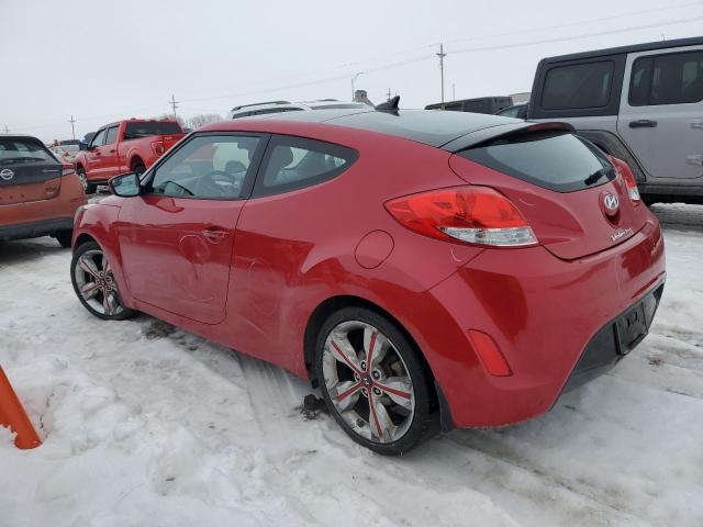 KMHTC6AD5GU279789 - 2016 HYUNDAI VELOSTER RED photo 2