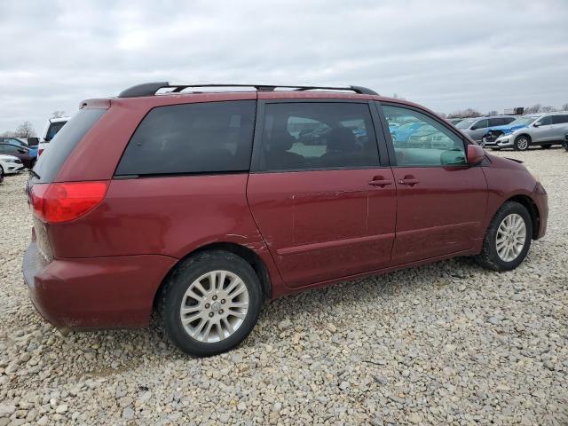 5TDZK22C78S187508 - 2008 TOYOTA SIENNA XLE RED photo 3