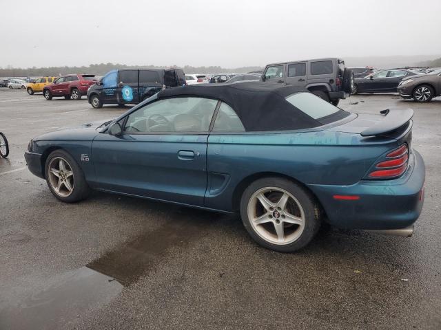 1FALP45T4SF261155 - 1995 FORD MUSTANG GT BLUE photo 2