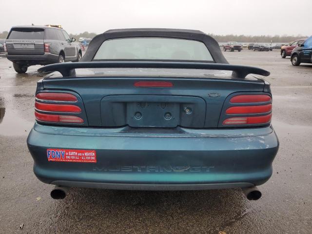 1FALP45T4SF261155 - 1995 FORD MUSTANG GT BLUE photo 6