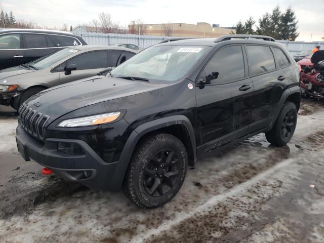 1C4PJMBS4HW566690 - 2017 JEEP CHEROKEE TRAILHAWK BLACK photo 1