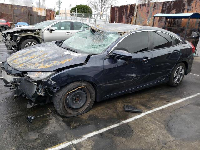 2HGFC2F65KH573484 - 2019 HONDA CIVIC LX BLACK photo 1