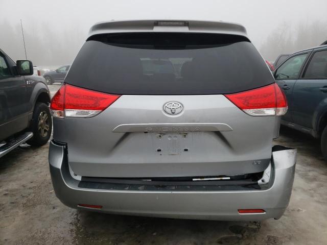 5TDKK3DC9ES440442 - 2014 TOYOTA SIENNA LE SILVER photo 6