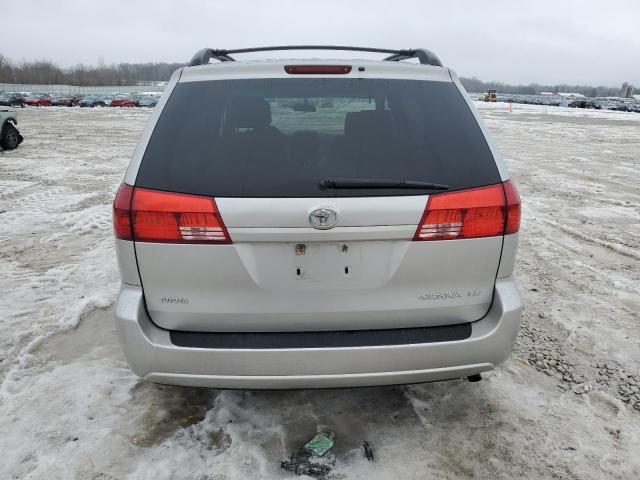 5TDZA23C14S052505 - 2004 TOYOTA SIENNA CE SILVER photo 6