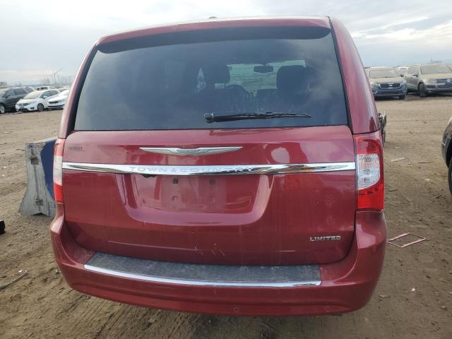 2C4RC1GGXER453224 - 2014 CHRYSLER TOWN & COU LIMITED RED photo 6