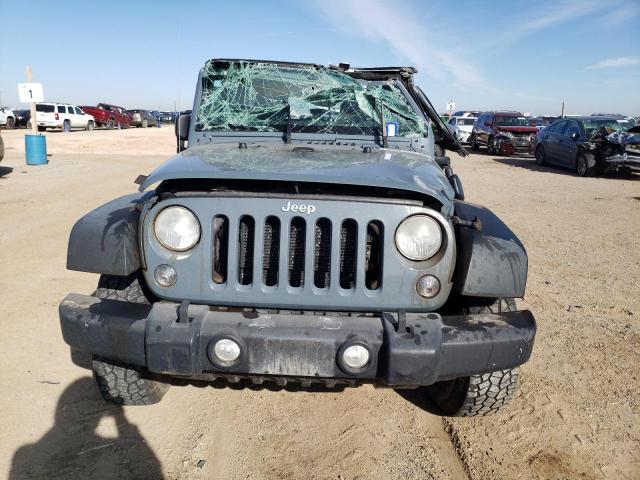 1C4BJWDG5EL277152 - 2014 JEEP WRANGLER U SPORT GRAY photo 5