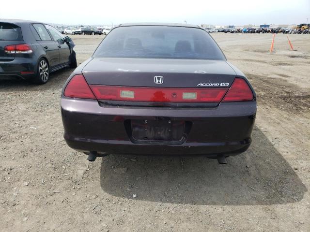 1HGCG225XWA007037 - 1998 HONDA ACCORD EX PURPLE photo 6