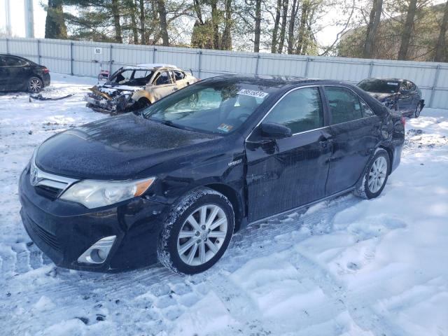 4T1BD1FK8DU085076 - 2013 TOYOTA CAMRY HYBRID BLACK photo 1