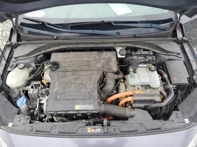 KMHC75LC1HU044438 - 2017 HYUNDAI IONIQ SEL GRAY photo 11