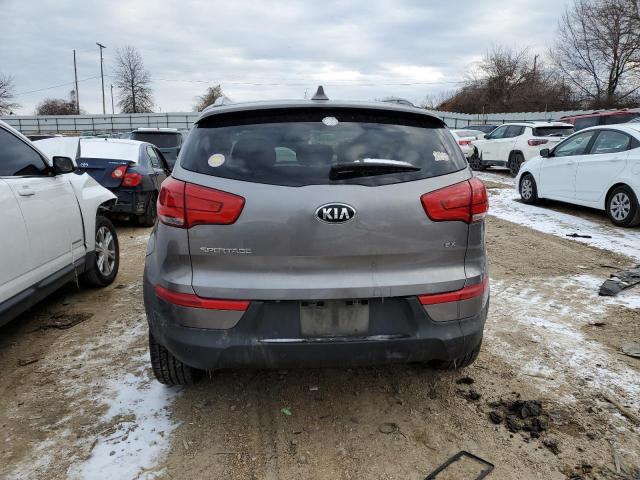 KNDPCCAC8F7717729 - 2015 KIA SPORTAGE EX GRAY photo 6