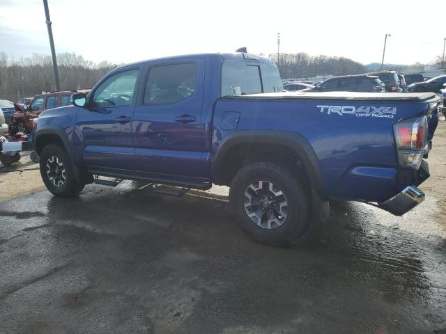 3TYCZ5AN2NT067072 - 2022 TOYOTA TACOMA DOUBLE CAB BLUE photo 2