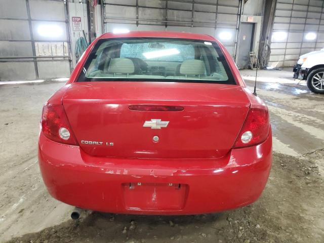 1G1AK55F677331961 - 2007 CHEVROLET COBALT LS RED photo 6