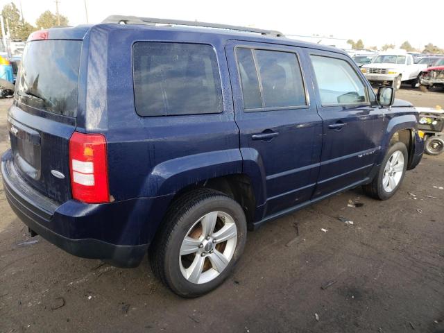 1C4NJRFB0CD577771 - 2012 JEEP PATRIOT LATITUDE BLUE photo 3