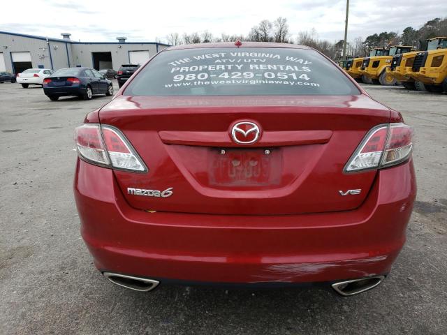 1YVHP82B095M21190 - 2009 MAZDA 6 S RED photo 6