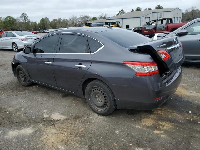 3N1AB7AP9FL676643 - 2015 NISSAN SENTRA S BLACK photo 2