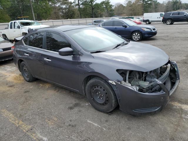 3N1AB7AP9FL676643 - 2015 NISSAN SENTRA S BLACK photo 4