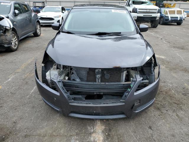 3N1AB7AP9FL676643 - 2015 NISSAN SENTRA S BLACK photo 5