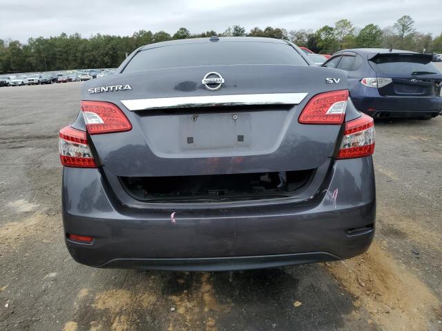 3N1AB7AP9FL676643 - 2015 NISSAN SENTRA S BLACK photo 6