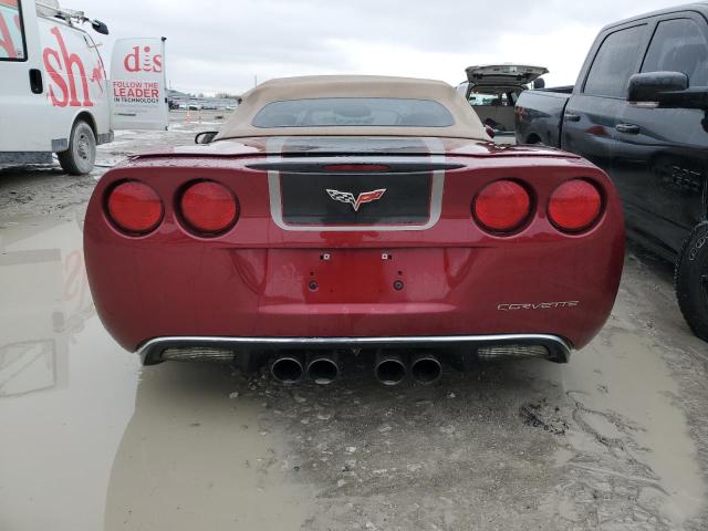 1G1YY36U075112343 - 2007 CHEVROLET CORVETTE RED photo 6