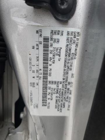 1FADP3F22FL262428 - 2015 FORD FOCUS SE SILVER photo 12