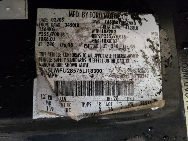 5LMFU28575LJ18300 - 2005 LINCOLN NAVIGATOR 黑色 照片 14