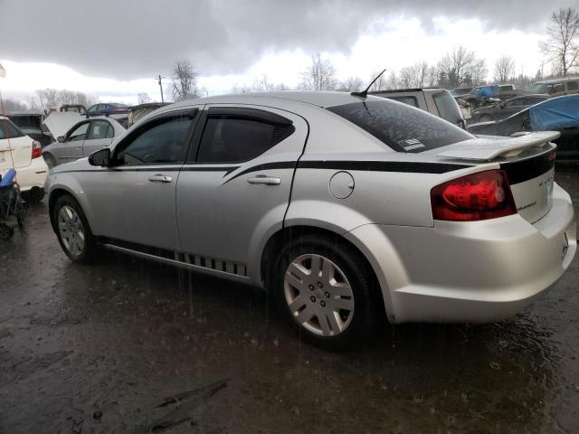 1C3CDZAB4CN272620 - 2012 DODGE AVENGER SE GRAY photo 2