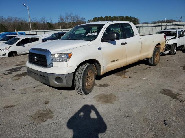 5TFST54177X002040 - 2007 TOYOTA TUNDRA DOUBLE CAB SR5 WHITE photo 1