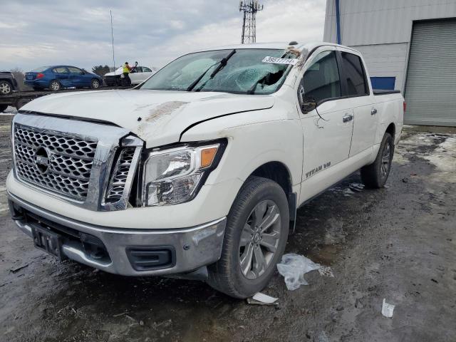 1N6AA1E51KN530346 - 2019 NISSAN TITAN SV WHITE photo 1