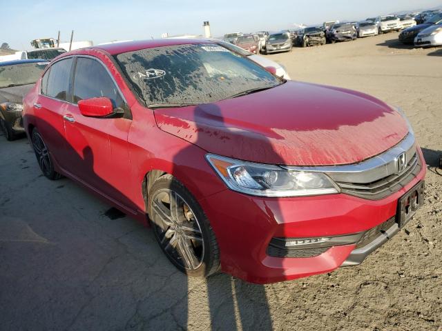 1HGCR2F11HA277522 - 2017 HONDA ACCORD SPORT SPECIAL EDITION RED photo 4