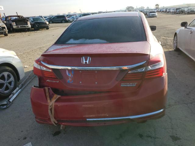 1HGCR2F11HA277522 - 2017 HONDA ACCORD SPORT SPECIAL EDITION RED photo 6